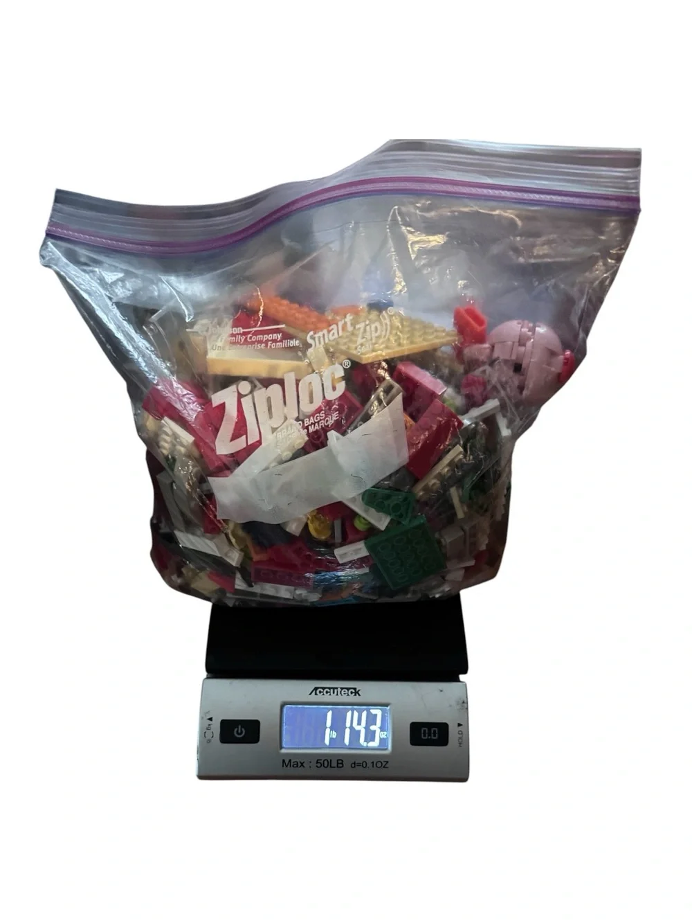 Almost 2 lbs of building blocks fits Legos - Poke' figures, windows